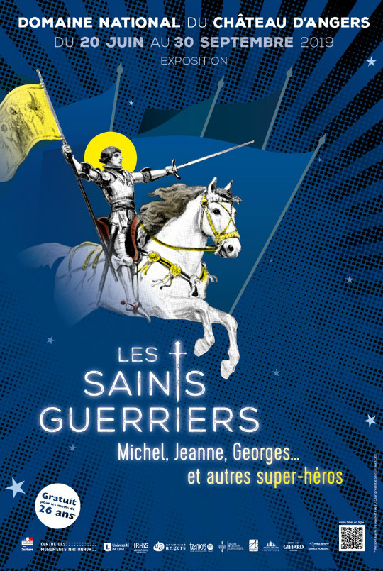 image de l'affiche de l'exposition Les saints guerriers