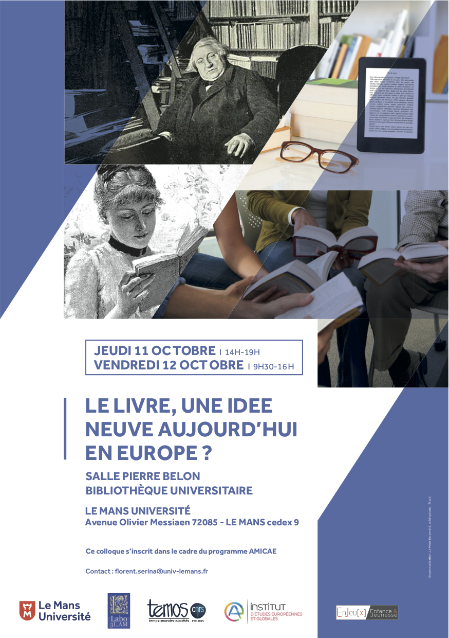 Colloque international « Le livre, une idée neuve en Europe aujourd’hui »